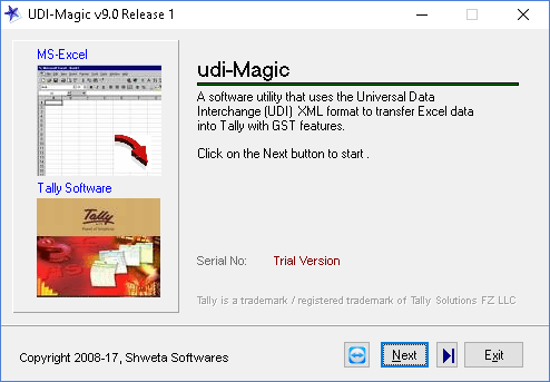 udiMagic Excel to Tally Software