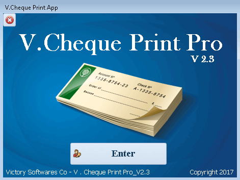 V.Cheque Print Pro