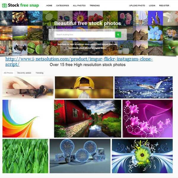 I-Net solution PHP image gallery Script